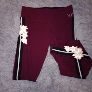 Vs pink leggings size S